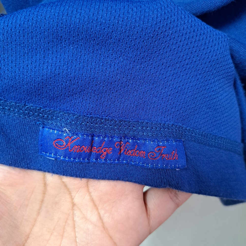 Robert Graham X Collection Blue Pull Over 1/4 Zip Long Sleeve Size XL Men's - Picture 5 of 8